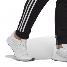 adidas Spodnie dresowe Essentials French Terry Tapered Cuff 3-Pasy czarne męskie